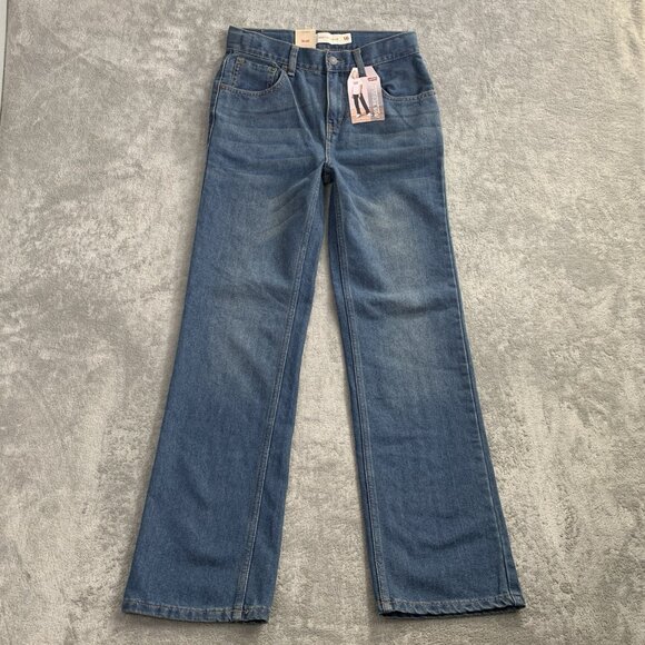 Levi's 505 Jeans Boys Junior Size 16 Blue Denim Straight Leg Regular 28x30” - Picture 3 of 14